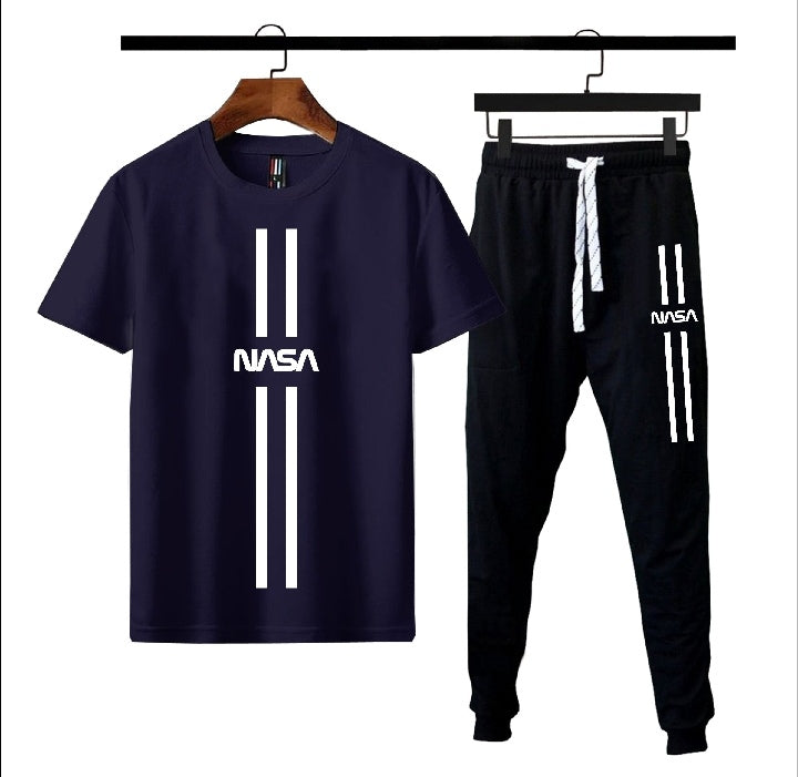 Nasa printed Men's clothing comfortable stuff for summer